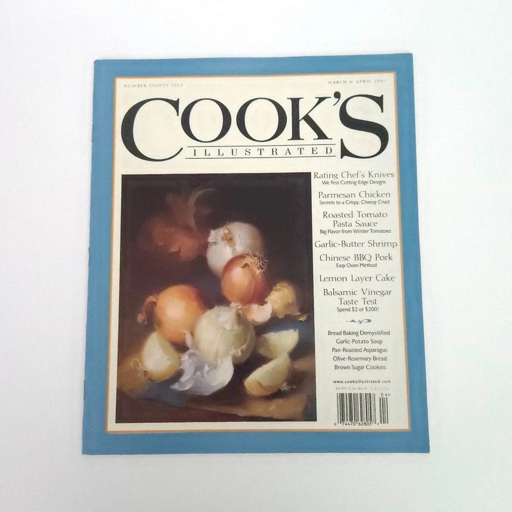 2007 Cook's Illustrated Cooking Magazine Back Issues Lot of 6‎ Complete Year